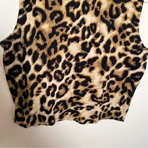 Rue 21 Mock Neck Tank Top Animal Print - Picture 4 of 6